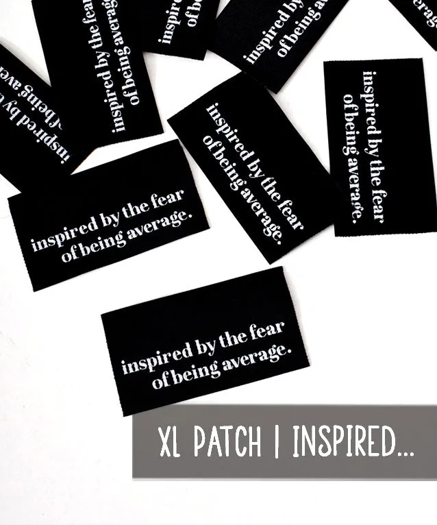 lenipepunkt-xl-patch-fear-of-being-average-aufn-her-7x3-5-cm image 1