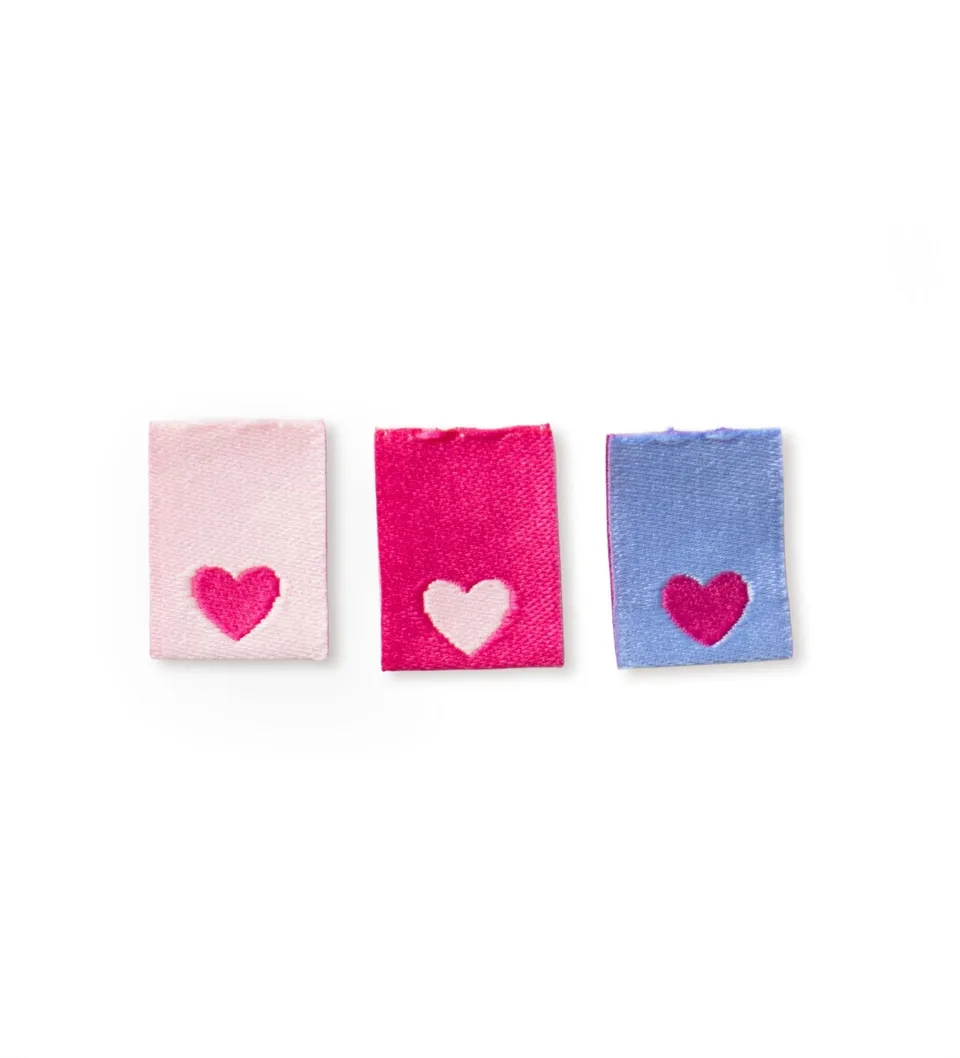 paul-clara-weblabels-herzen-rosa-pink-lavendelblau-3er-set image 1