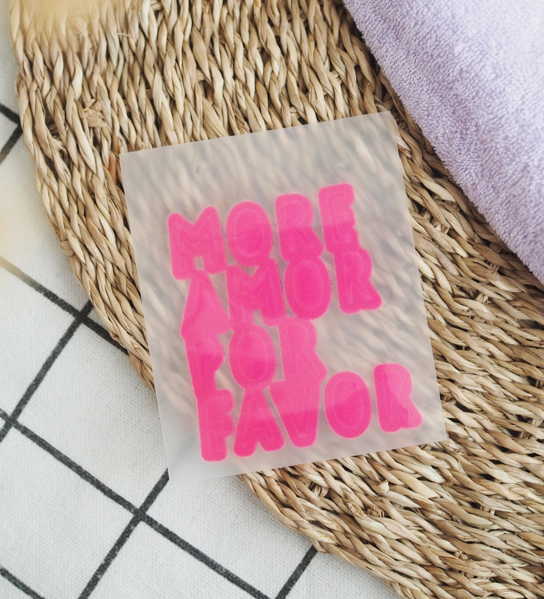 paul-clara-more-amor-flock-patch-zum-aufb-geln-neongelb image 3