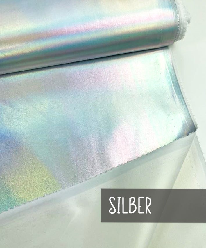 lenipepunkt-kunstleder-laser-foil-holo-silber-meterware image 6