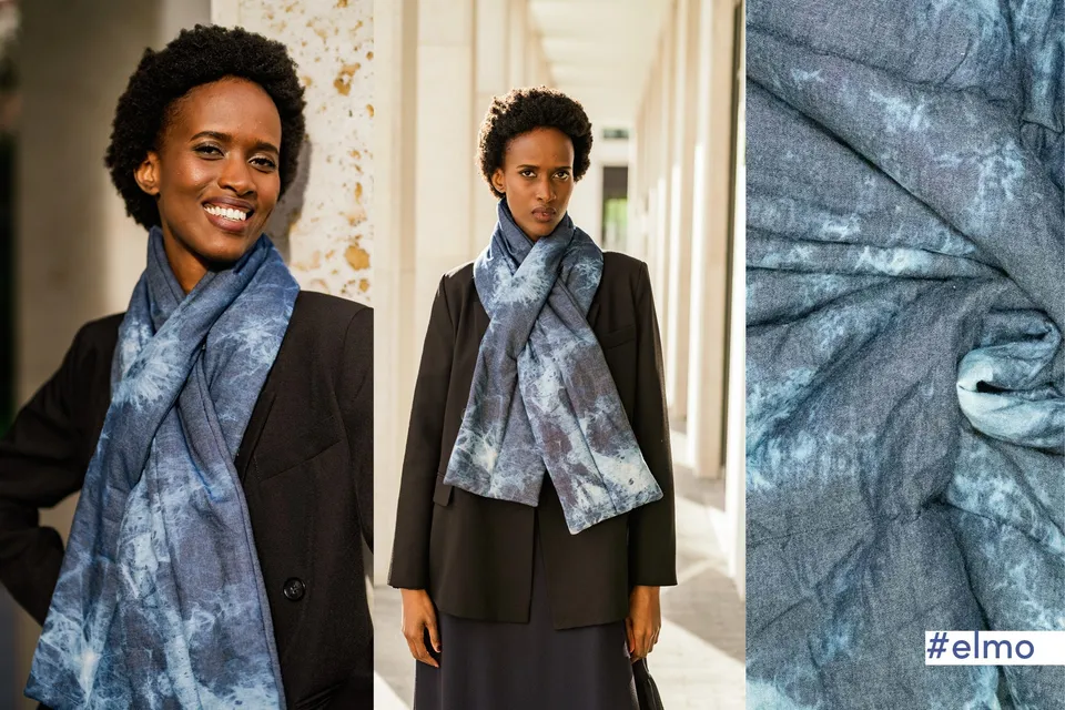 fibre-mood-woven-cotton-denim-quilted-stoff-blau-meterware image 1