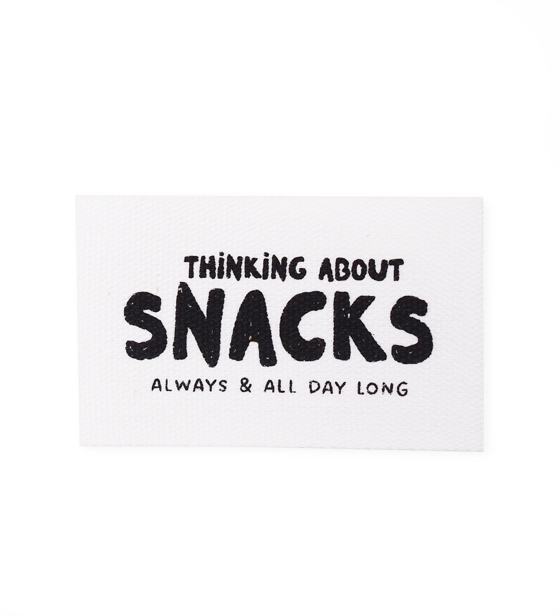 paul-clara-baumwoll-labels-thinking-about-snacks-label-2-3cm image 1