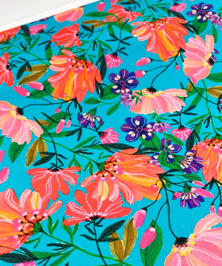 lenipepunkt-canvas-taschenstoff-roeqiya-fris-flowers-140-cm image 1