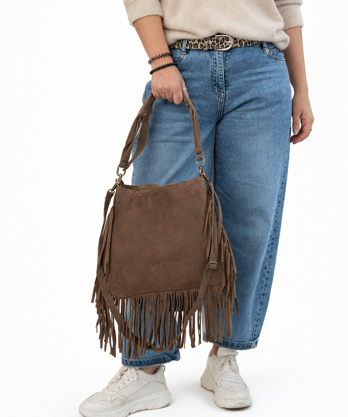 lenipepunkt-ready-to-wear-ledertasche-fransen-braun image 1