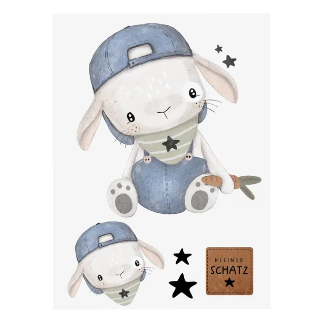 paul-clara-b-gelbilder-hase-clars-applikation-a5 image 1