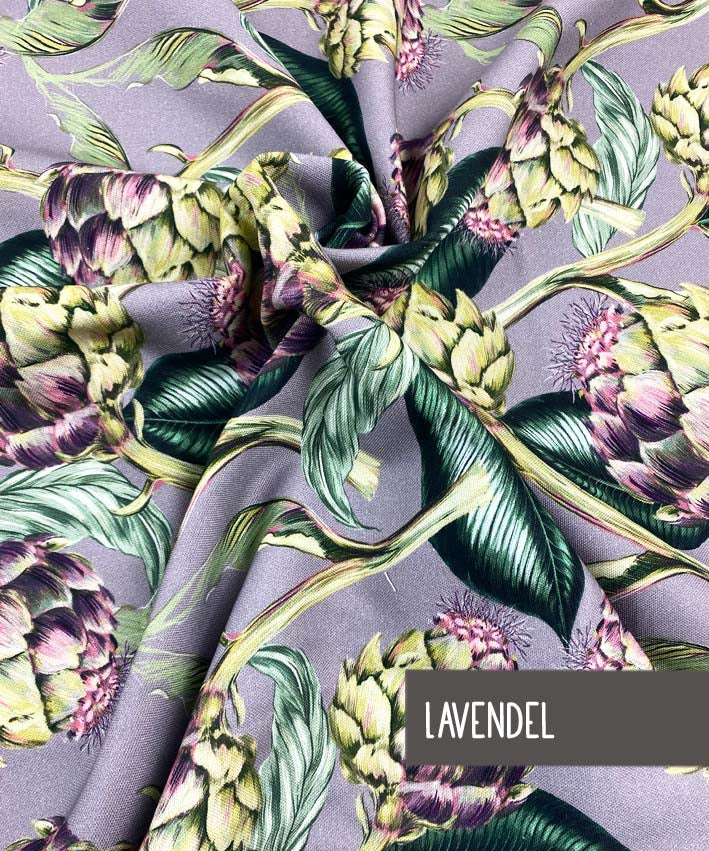 lenipepunkt-artischocke-canvas-taschenstoff-lavendel-baumwolle image 3