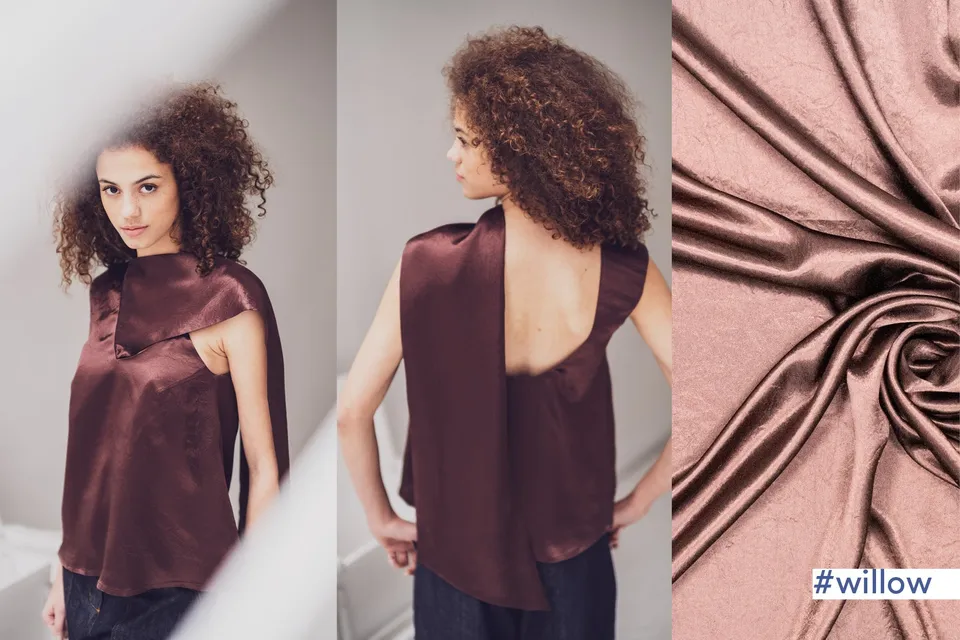 lenipepunkt-fibre-mood-woven-acetate-shiny-ecru-braun-145-cm image 1