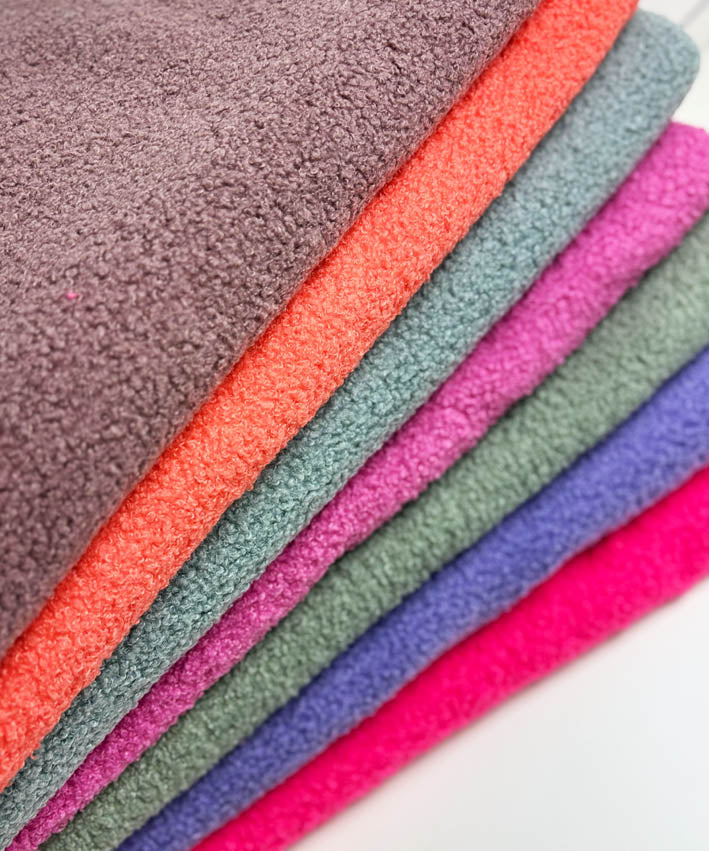 fleece-teddy-boucle-doubleface-neonpink-145cm image 3