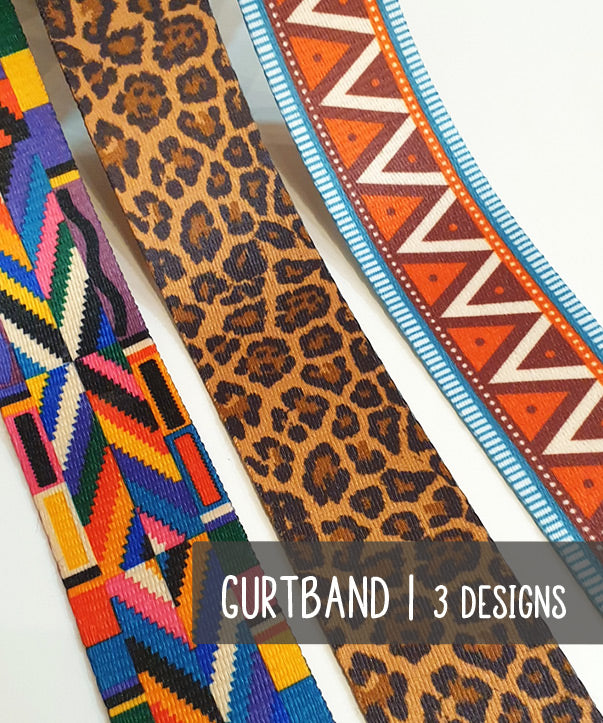 lenipepunkt-gurtband-4cm-taschengurt-tipi-leo-colourflash image 1