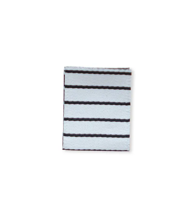 paul-clara-weblabels-klapp-weblabel-stripes-schwarz-wei-etikett image 1