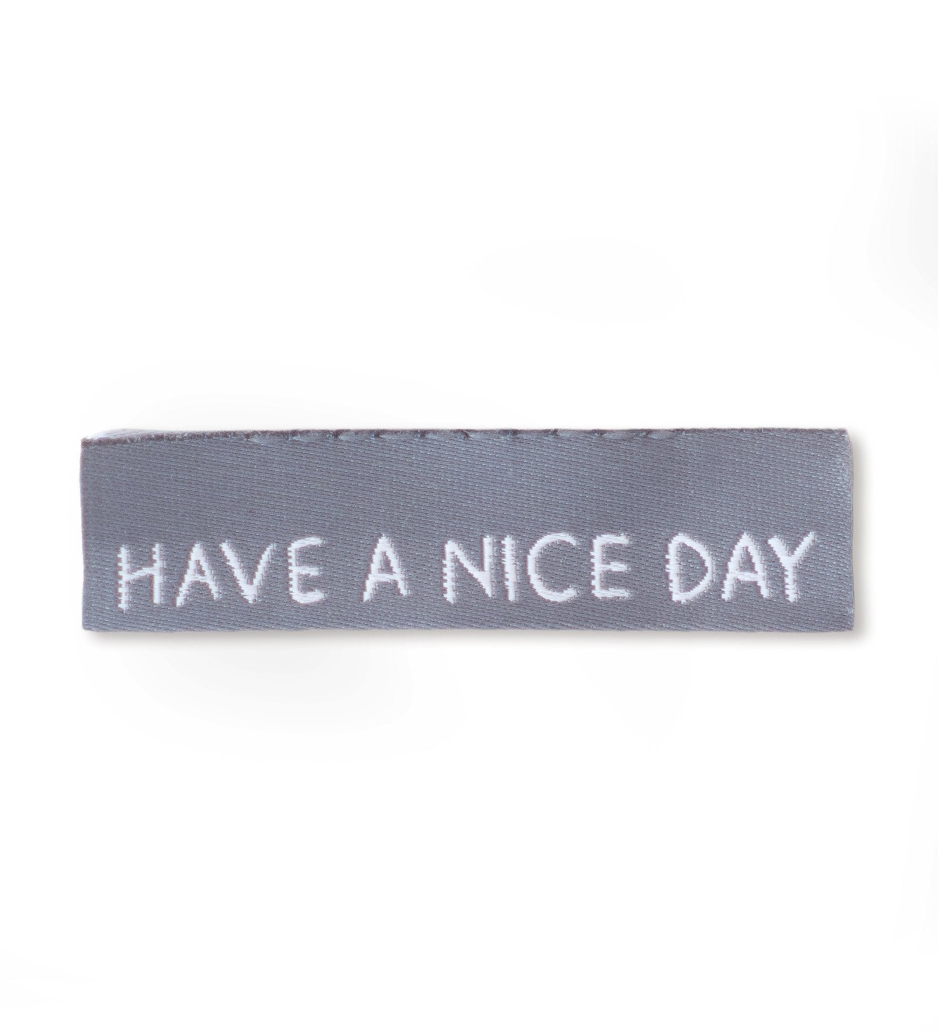 paul-clara-weblabels-klapp-weblabel-have-a-nice-day-schwarz image 1