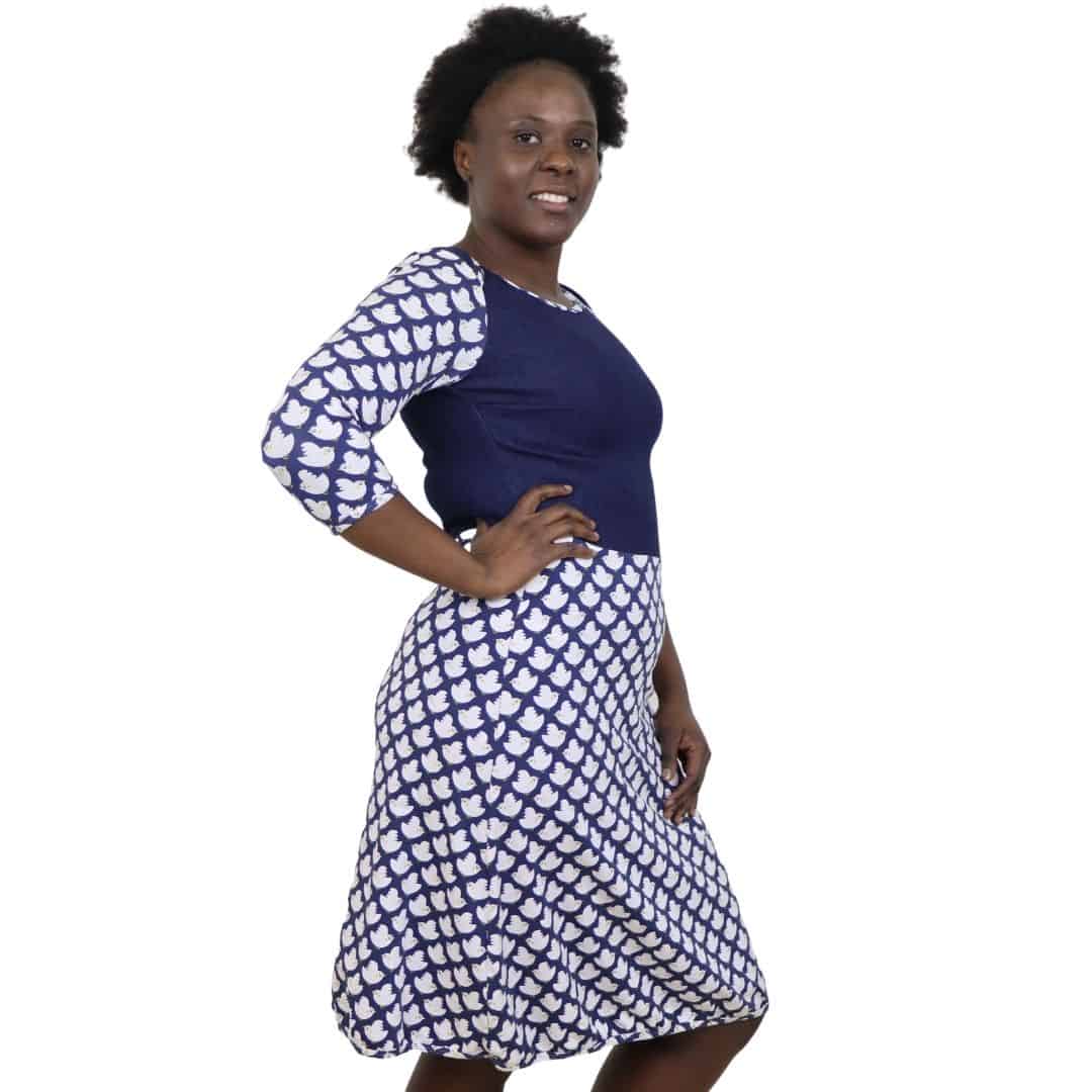 sew-simple-damen-jerseykleid-yoko-schnittmuster-papier-a-linie image 4