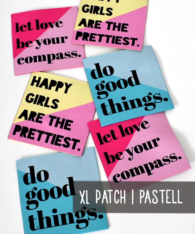 lenipepunkt-kurzwaren-xl-patch-pastell-do-good-things-mint image 1