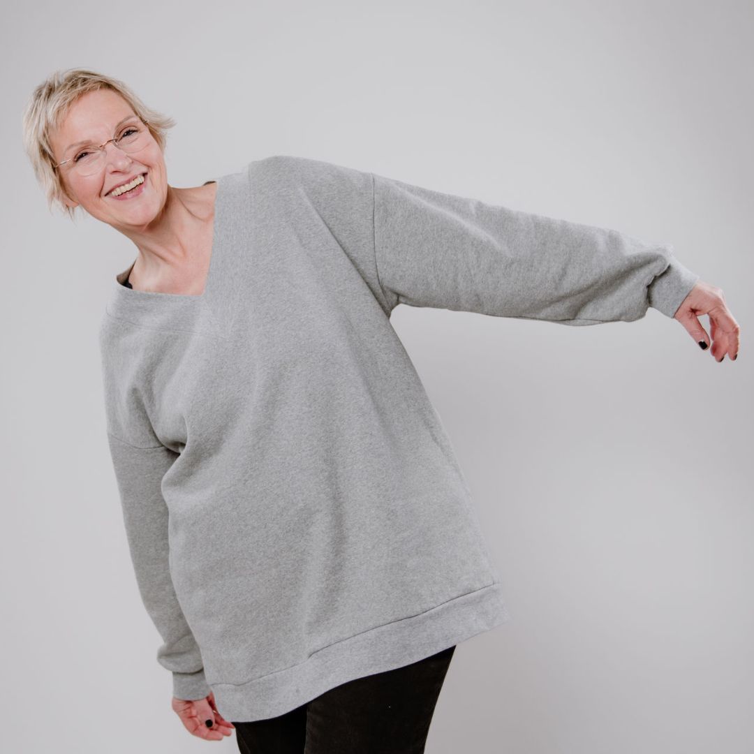 sew-simple-damen-sweater-timea-papierschnittmuster-v-ausschnitt image 4