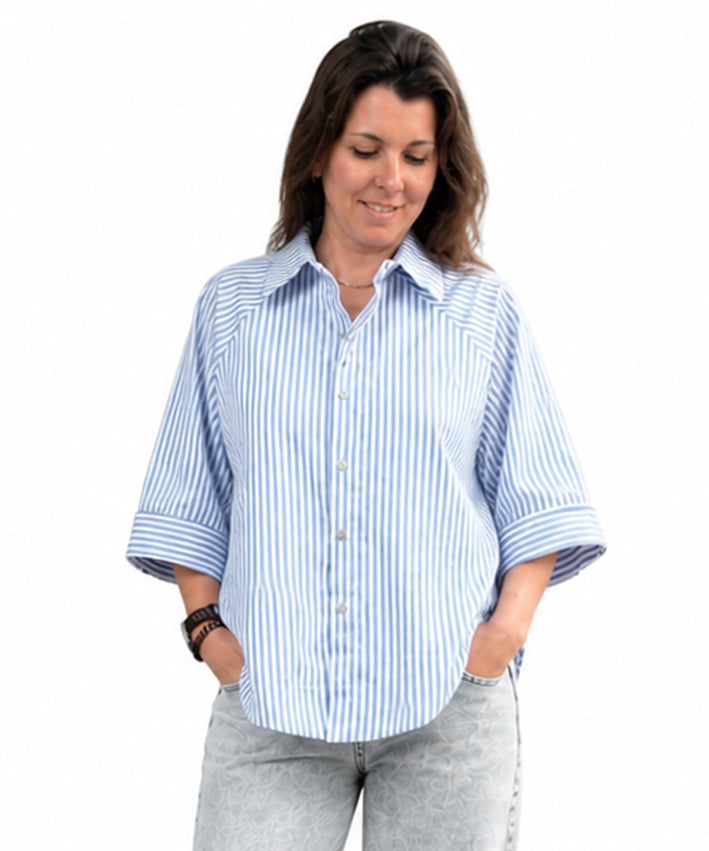 lenipepunkt-ready-to-wear-raglan-bw-bluse-blau-wei-gestreift image 3