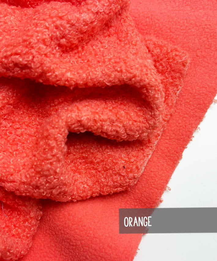 fleece-teddy-boucle-doubleface-neonpink-145cm image 5