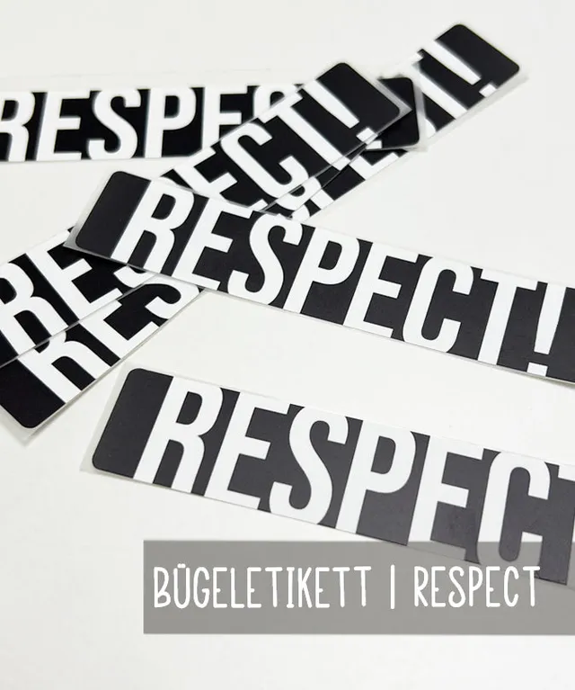 lenipepunkt-respect-b-gelbild-schwarz-10x2-cm-polyester image 1