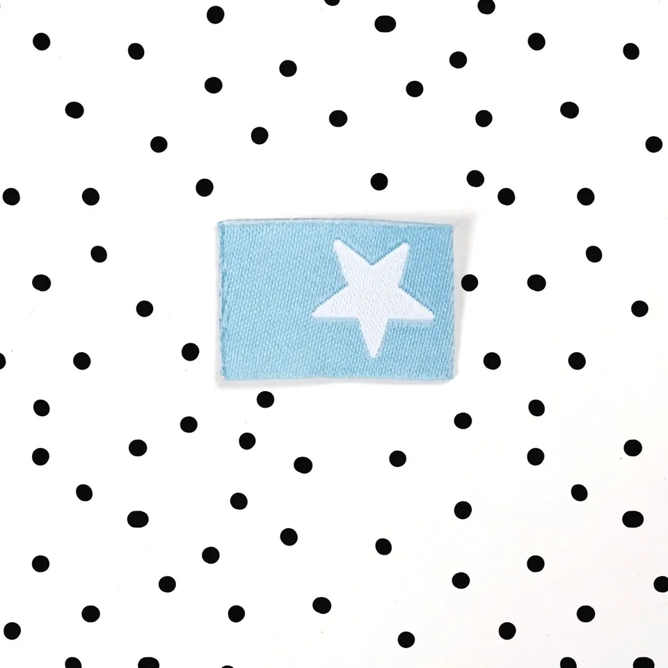paul-clara-weblabels-stern-etikett-hellblau-klapplabel image 1