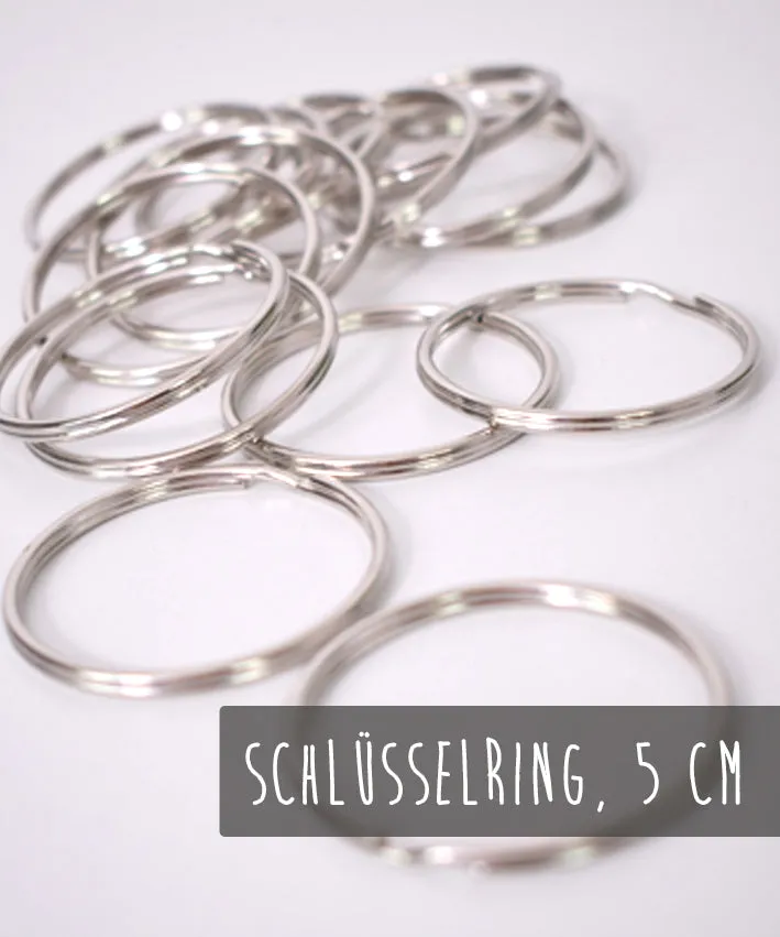 lenipepunkt-kurzwaren-schl-sselring-ring-silber-5-cm-durchmesser image 1