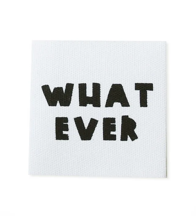 paul-clara-baumwoll-labels-what-ever-label-3-5x3-5-cm image 1