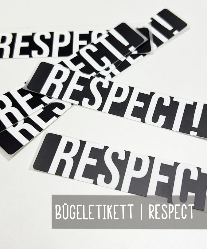 lenipepunkt-respect-b-gelbild-schwarz-10x2-cm-polyester image 1