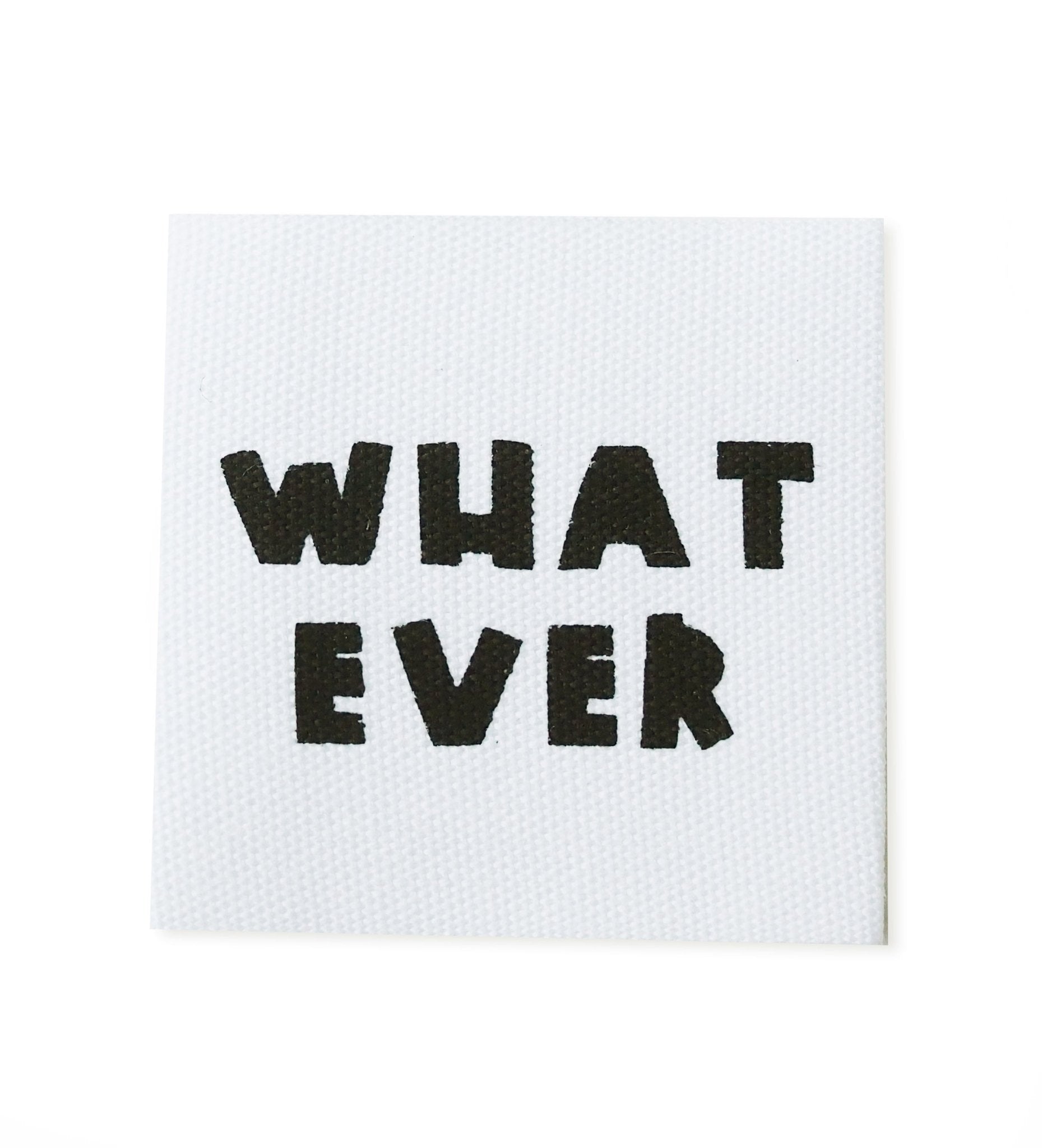 paul-clara-baumwoll-labels-what-ever-label-3-5x3-5-cm image 1