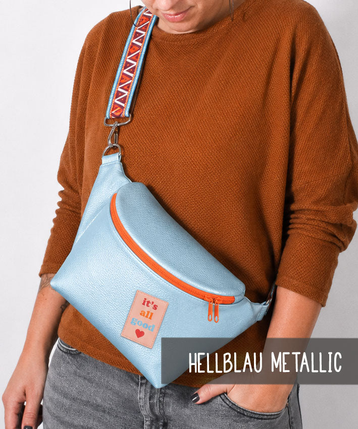 lenipepunkt-cube-bag-materialset-kunstleder-metallic-taupe image 3