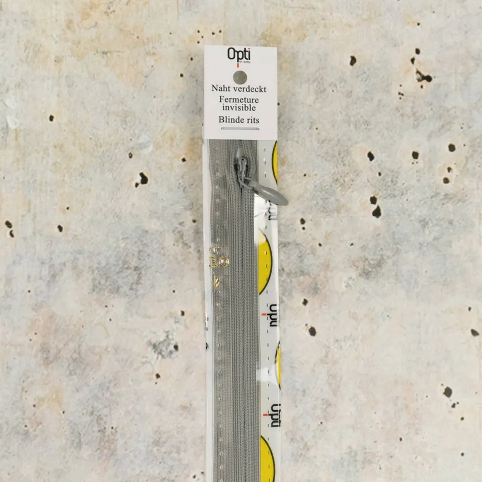n-hfrosch-s43-nahtverdeckter-rei-verschluss-grau-nicht-teilbar image 1