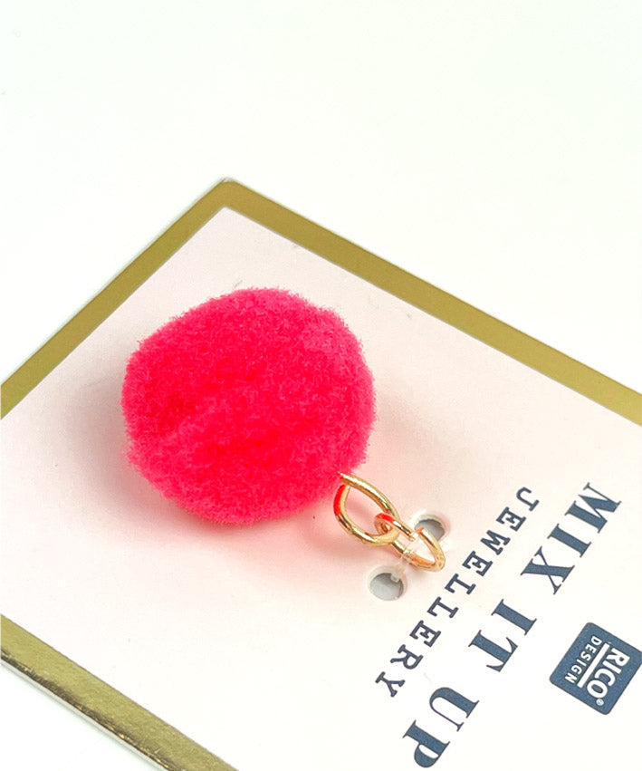 lenipepunkt-mini-pompon-taschenanh-nger-12-mm-neonpink image 2