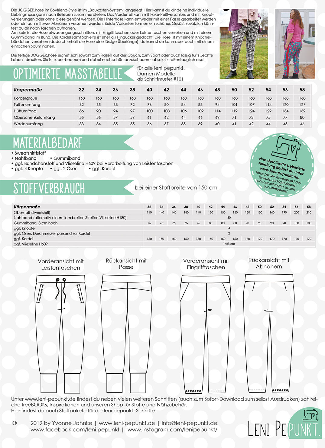 lenipepunkt-140-joggerhose-schnittmuster-damen-gr-32-58-papier image 3