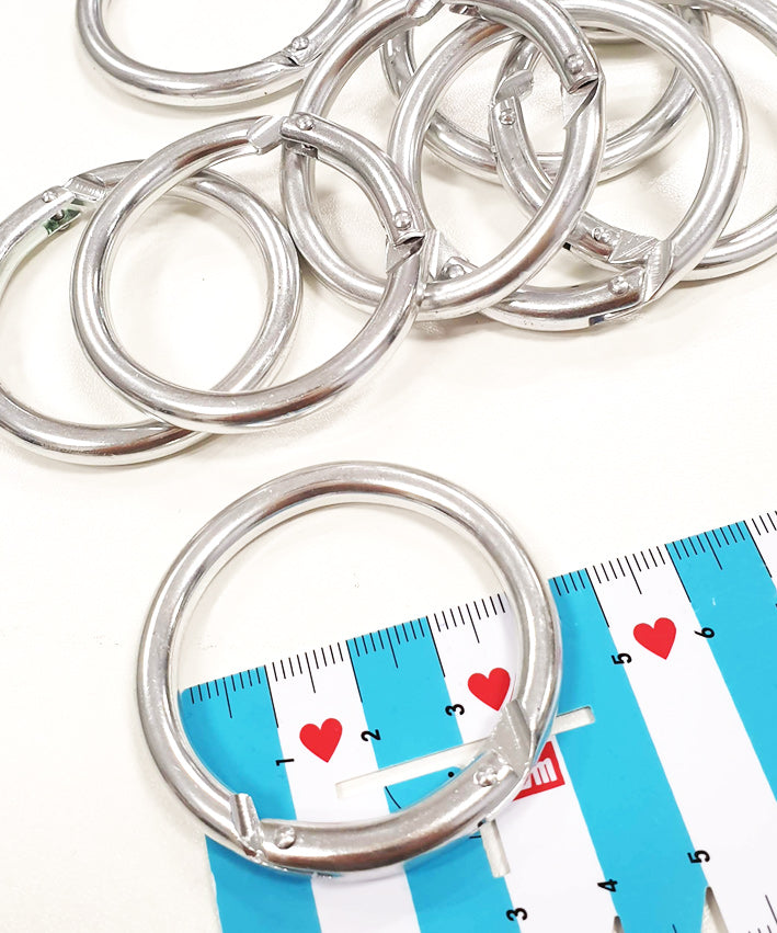 leni-pepunkt-schl-sselring-taschenring-alu-3cm-5cm-silber image 4