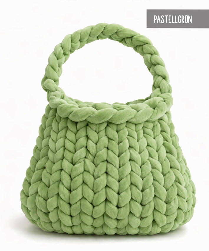 lenipepunkt-kurzwaren-chunky-garn-500g-hellgrau-18m-polyester image 7