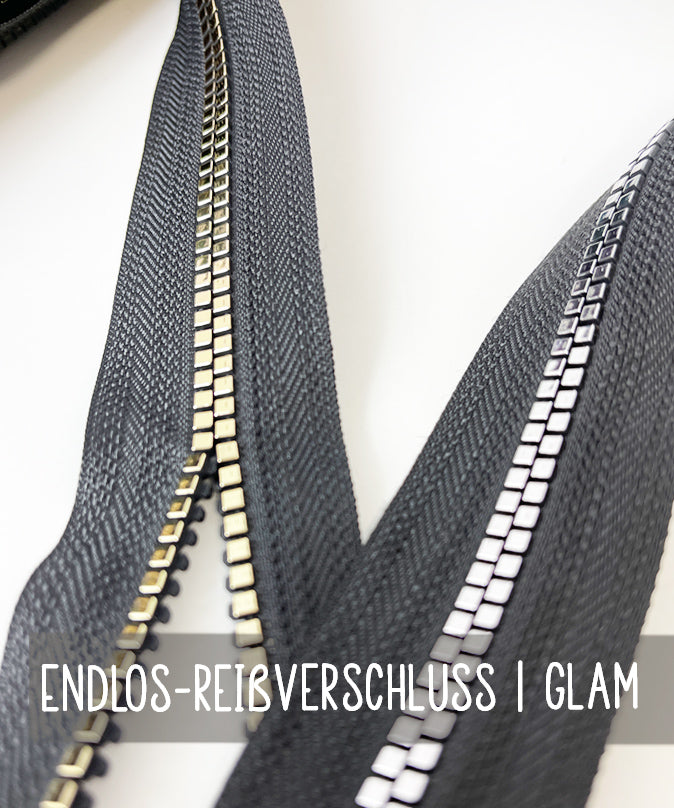 lenipepunkt-kurzwaren-endlos-rei-verschluss-glam-gold-meterware image 2