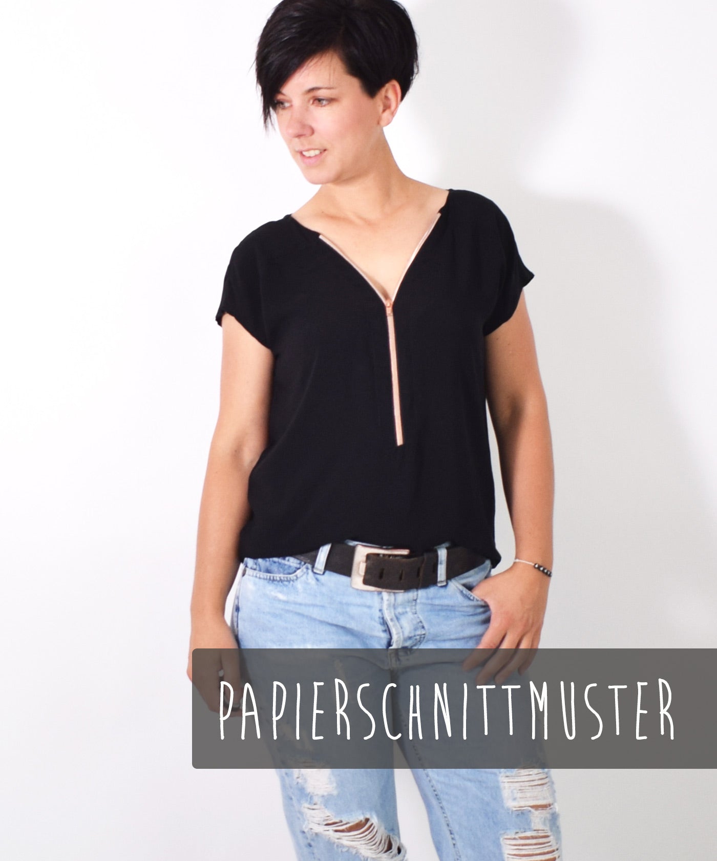 lenipepunkt-schnittmuster-131-zipper-bluse-papierschnitt-gr-32-58 image 1
