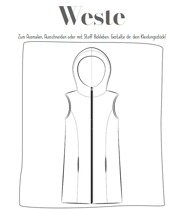 fadenk-fer-designvorlagen-weste-kinder-schnittmuster-vorlage image 1