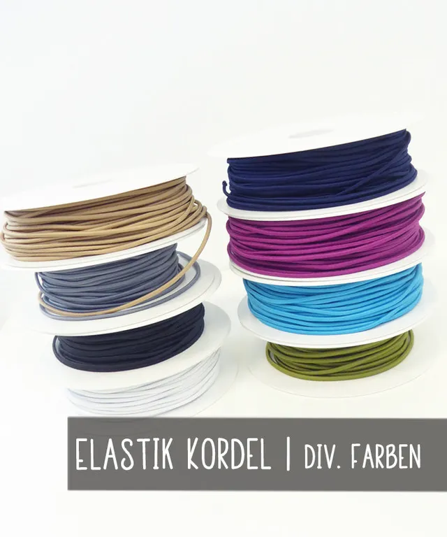 lenipepunkt-kurzwaren-elastic-kordel-3-mm-gummikordel-schwarz-polyamid image 1