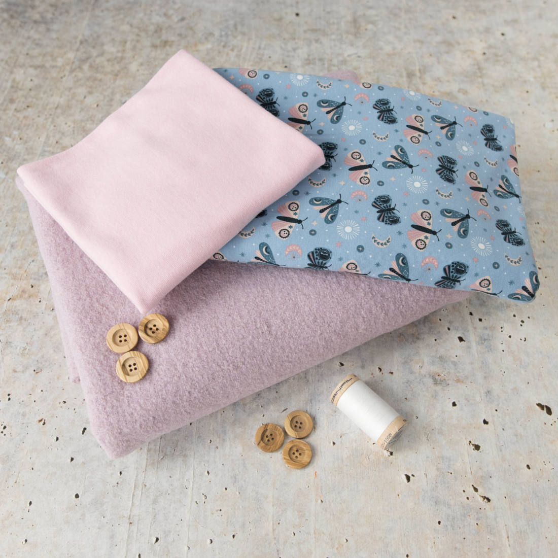 n-hfrosch-padan-n-hpaket-walkanzug-rosa-wollwalk-baby image 1