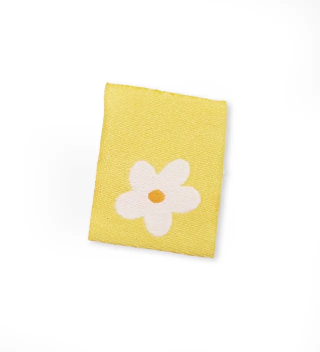 paul-clara-weblabels-klapp-weblabel-blume-weblabel-gelb image 1