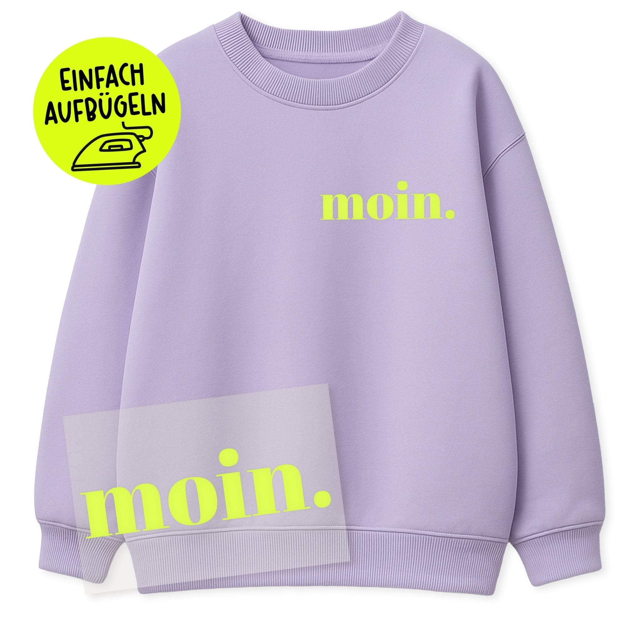paul-clara-flock-patches-moin-dunkelgr-n-iron-on image 1