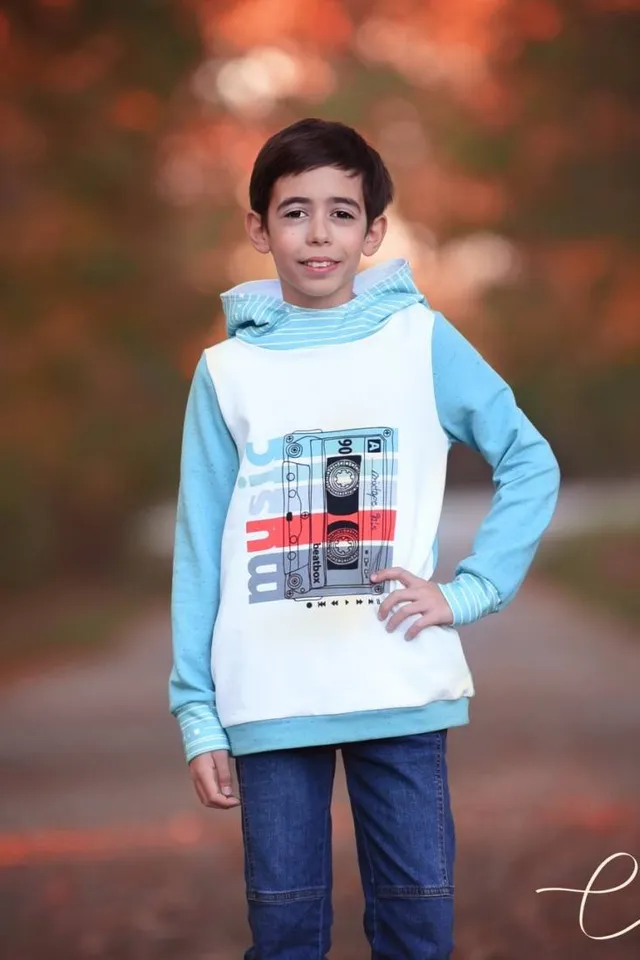 n-hfrosch-schnittmuster-kinder-hoodie-nevo-digital-gr-98-164 image 1
