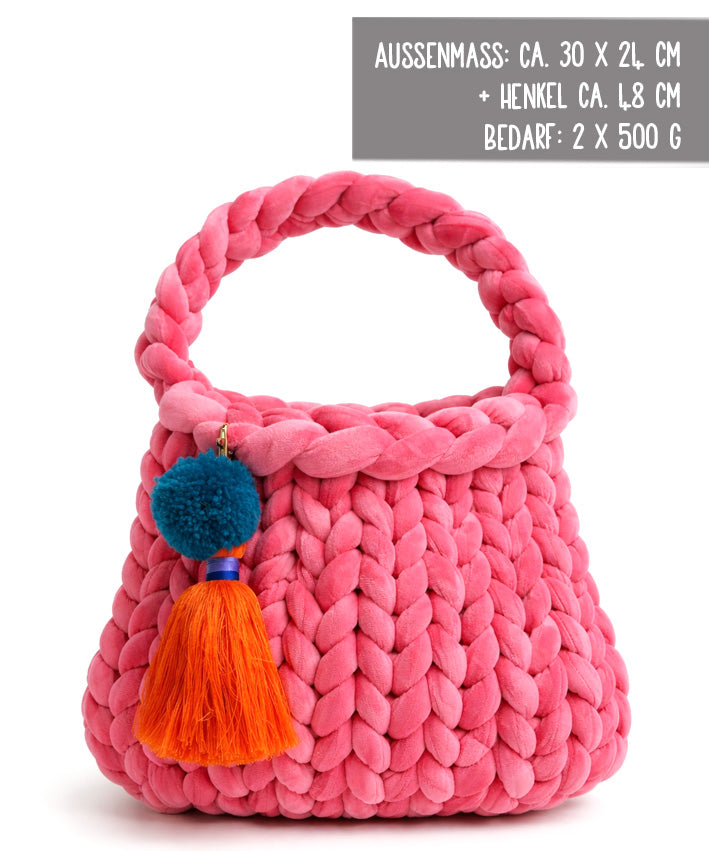 lenipepunkt-kurzwaren-chunky-garn-500g-hellgrau-18m-polyester image 5