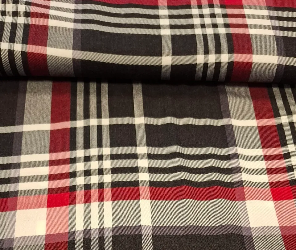 fadenk-fer-flanell-karo-schwarz-rot-grau-0-5-m image 1