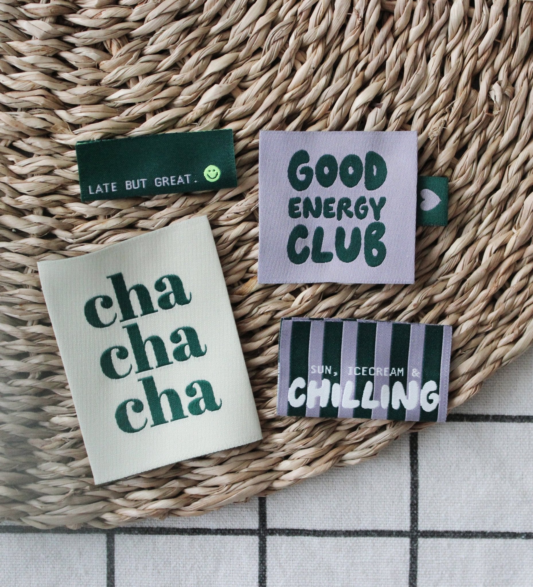paul-clara-weblabels-xl-cha-cha-cha-weblabel-4-5x6-cm-polyester image 2