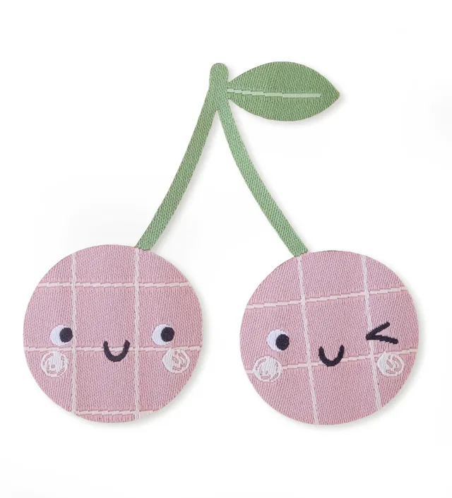 paul-clara-patch-kirschen-iron-on-6x7cm-polyester image 1
