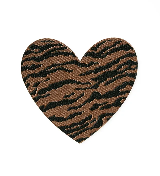 paul-clara-gewebte-patches-zebra-herz-b-gelpatch-4-5-cm image 1