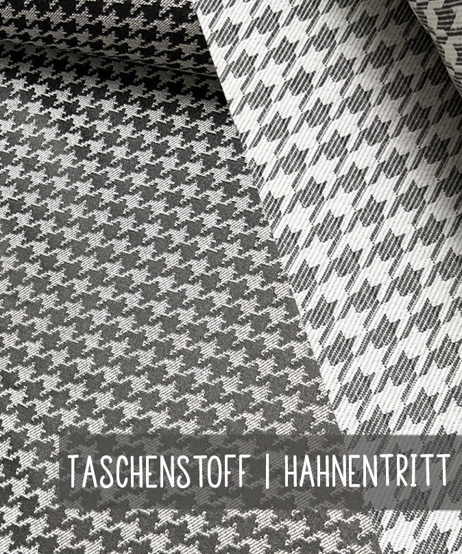 lenipepunkt-dralon-jacquard-taschenstoff-hahnentritt-grau-wei image 3