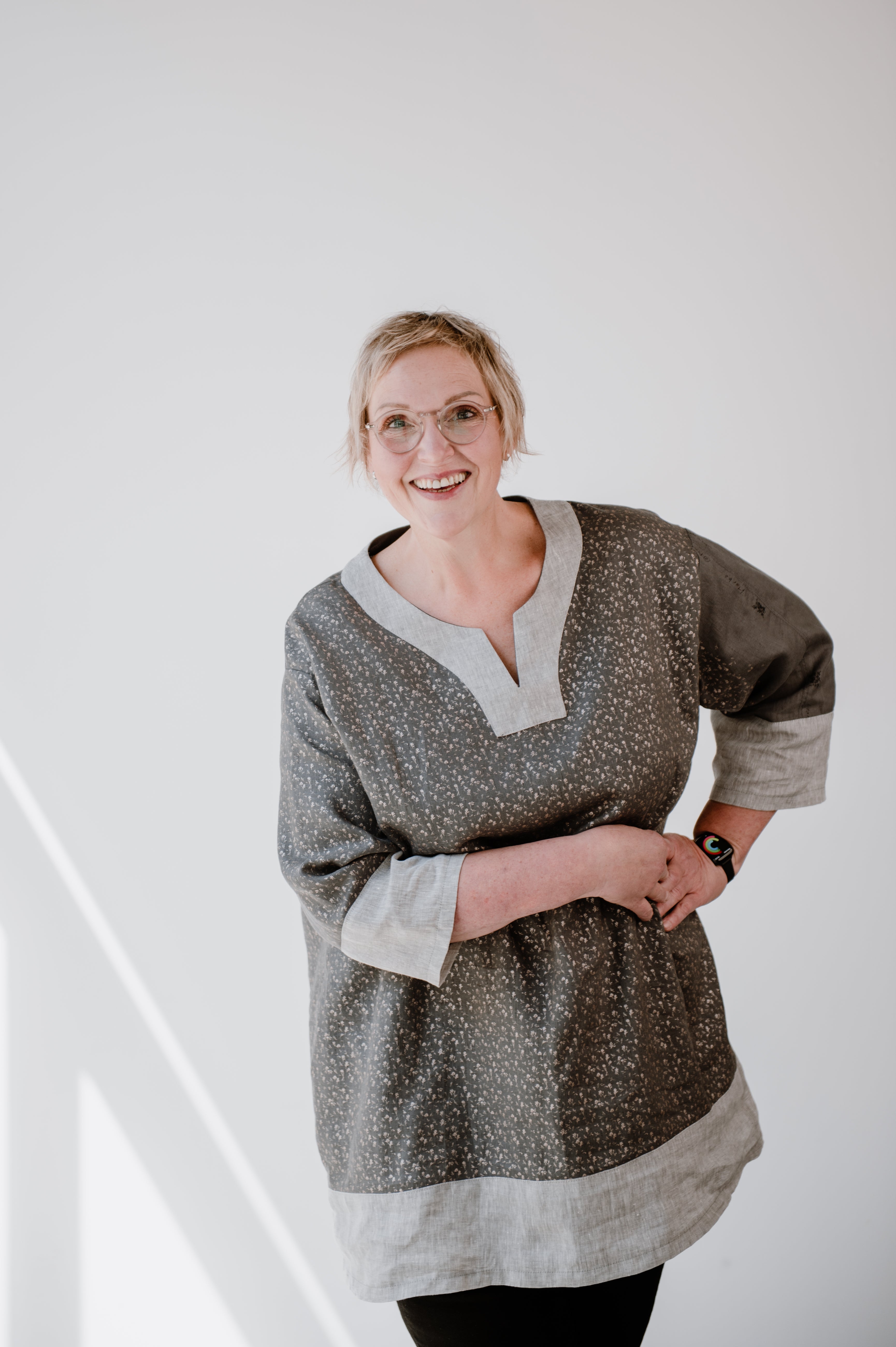 sew-simple-groen-damen-tunika-papierschnittmuster-webware image 4