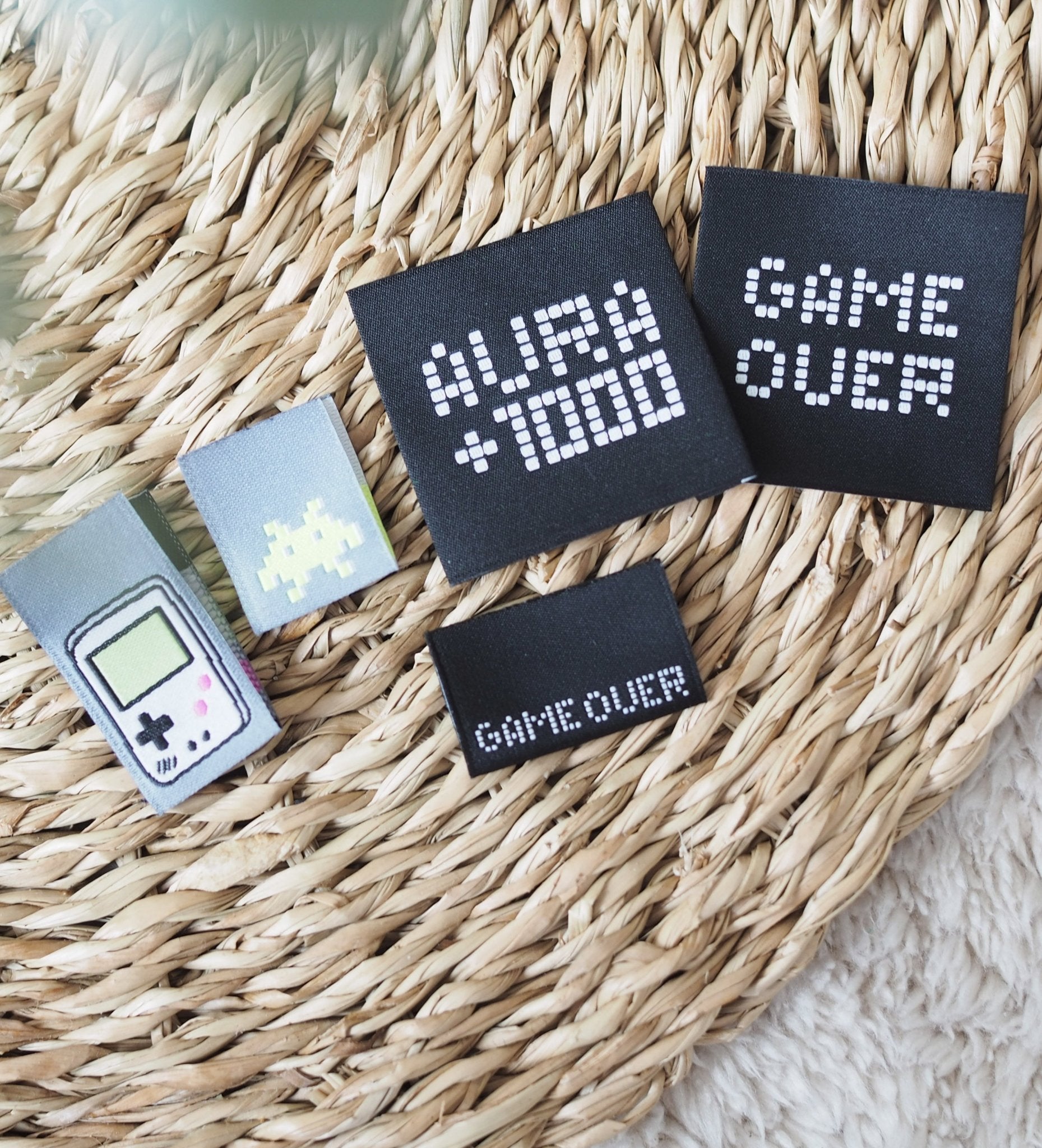 paul-clara-weblabels-game-over-weblabel-3-5-cm-polyester image 2