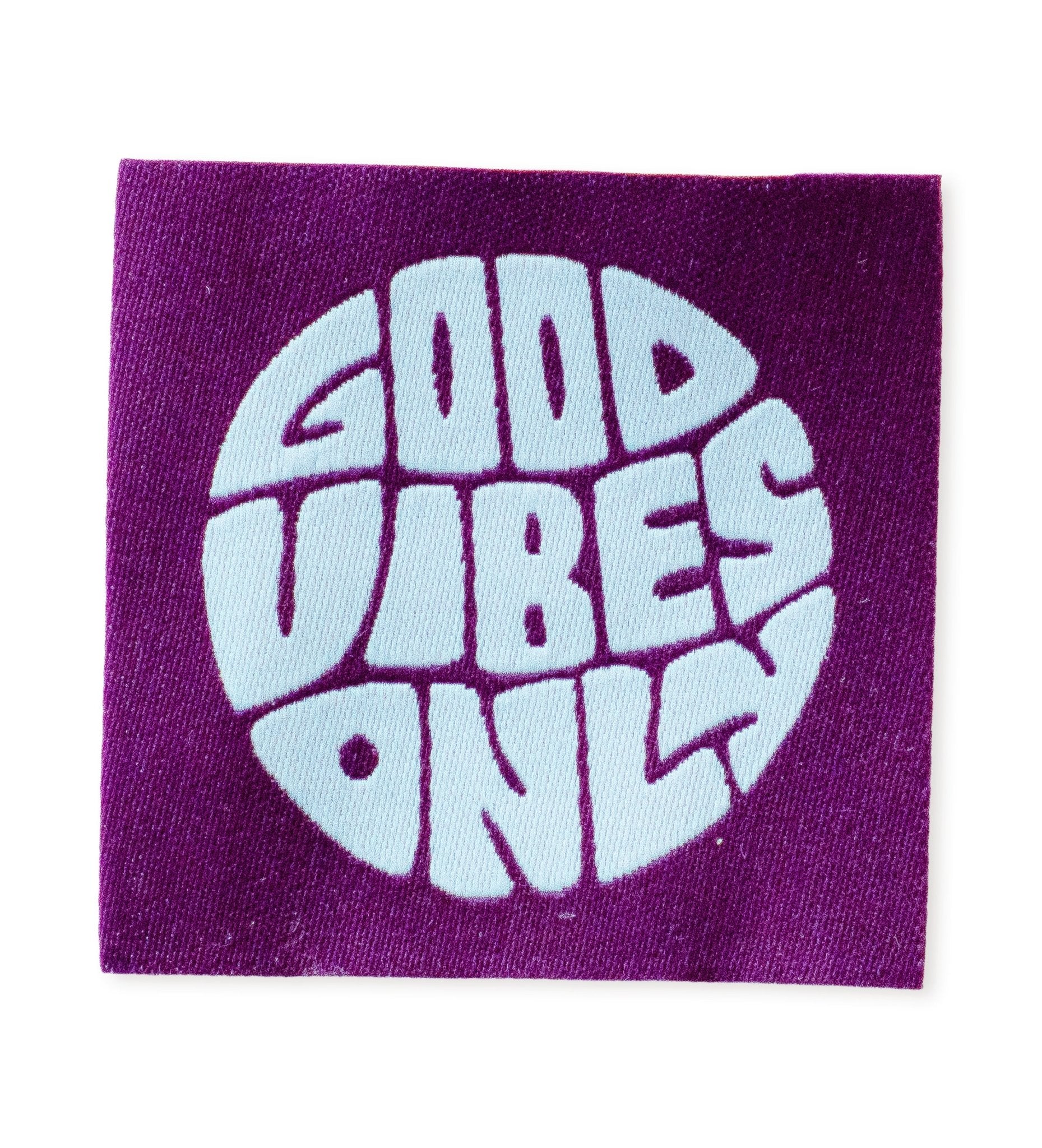 paul-clara-weblabels-good-vibes-only-label-4x4-cm-typo image 1