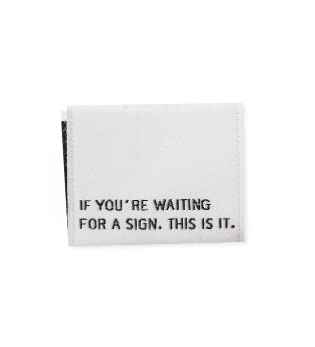 paul-clara-weblabels-klapp-label-if-you-re-waiting-for-a-sign image 1